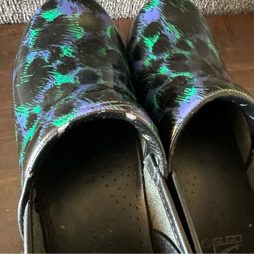 Dansko Professional Nurse Clogs Women's Size EU 38 US 7 Multi Colored Comfort - Picture 10 of 10